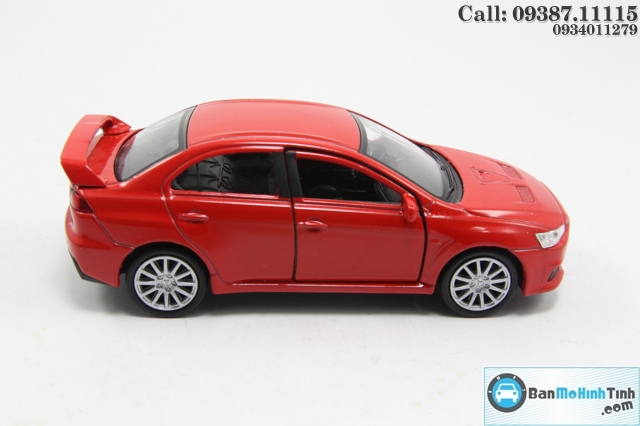XE Mô hình xe ô tô-MITSUBISHI LANCER EVOLUTION RED
