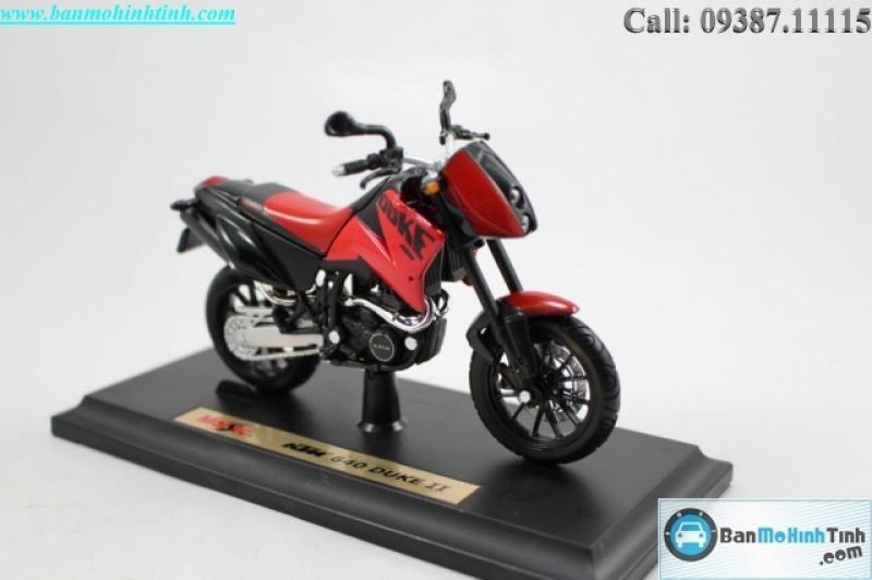  Mô hình xe mô tô KTM 640 Duke II Orange 1:18 Maisto 