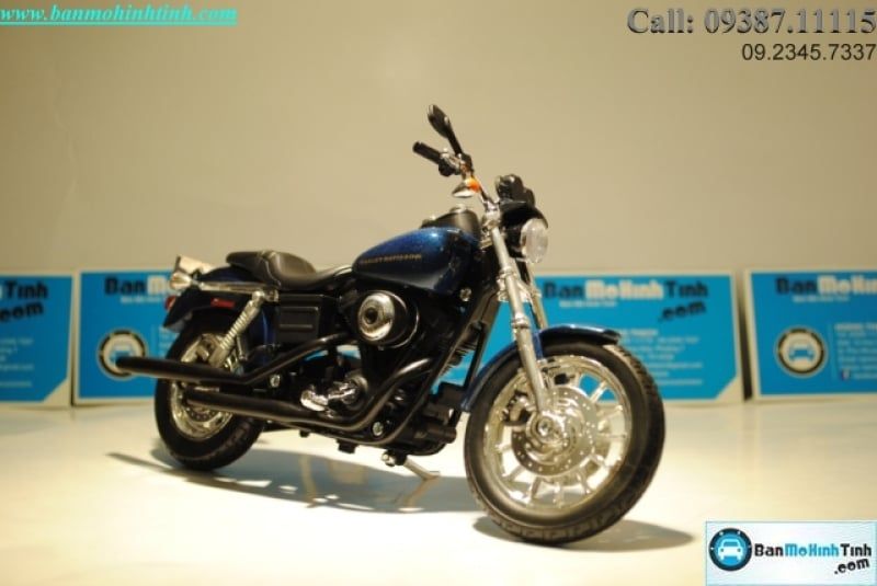  Mô hình mô tô Harley Davidson 2003 Dyna Supper Glide Sport 1:12 Maisto 