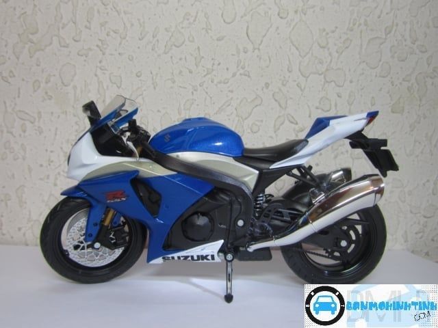  Mô hình xe mô tô  Suzuki GSX R1000 Blue 1:12 - Joycity 