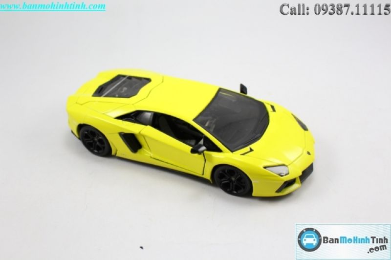  Mô hình xe Lamborghini Aventador LP700-4 Lime 1:24 Maisto 