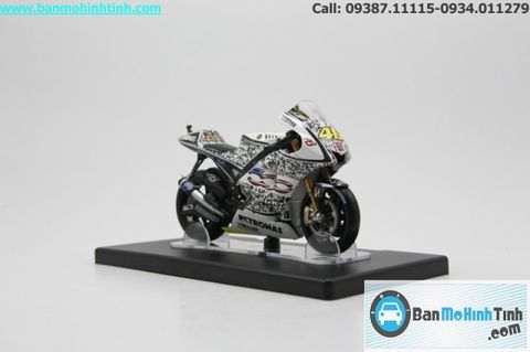 Mô hình xe mô tô Yamaha YZF M1 Laguna Seca 2010 1:18 Leo