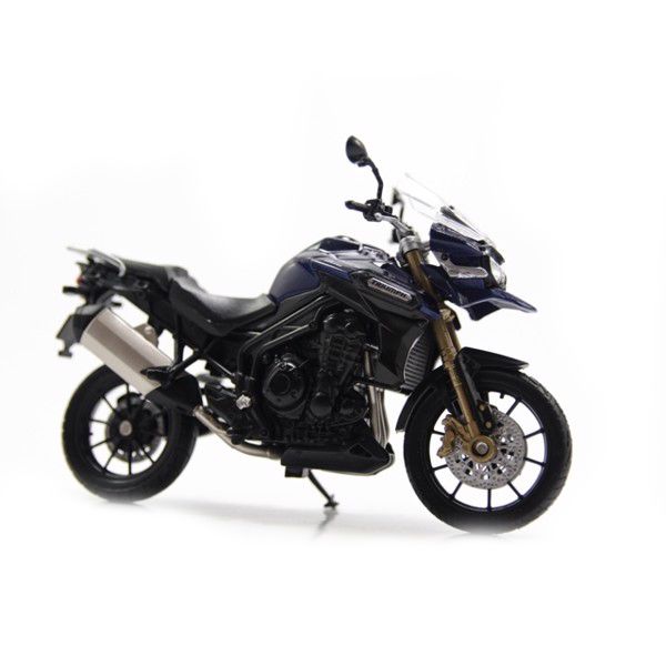  Mô hình xe mô tô Triumph Tiger Explorer Blue 1:18 Welly-12836 