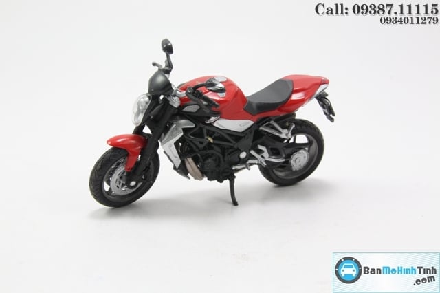 Mô hình xe mô tô MÔ TÔ-AGUSTA BRUTALE 990R RED