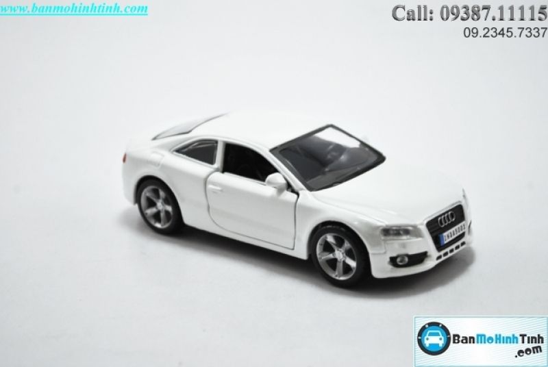 Mô hình xe ô tô XE HƠI AUDI A5 WHITE 1:32 BBURAGO