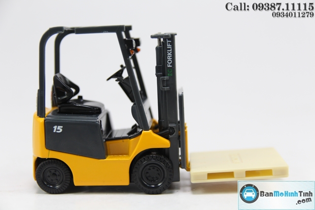 XE MO HINH XE NÂNG PALLET EC FORKLIFT 1:24 DEALER