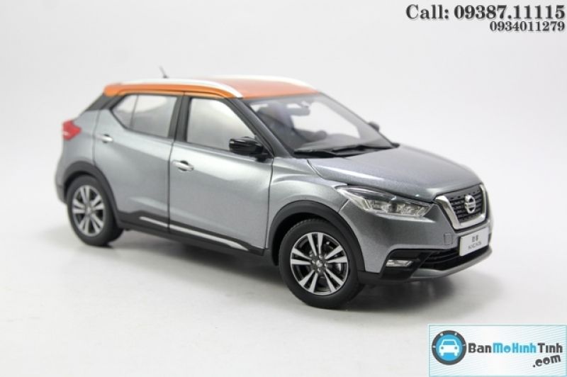  Mô hình xe Nissan Kicks Grey 1:18 Paudi 