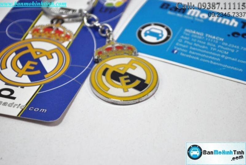  Móc Khóa Logo Realmadrid Club 