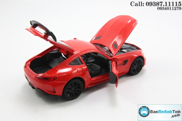 Mô hình xe ô tô XE-MERCEDES AMG GT RED