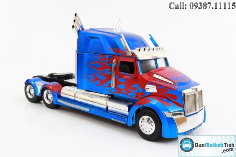  Mô hình xe Truck Transformer Version 1:24 Jada - Optimus Prime 