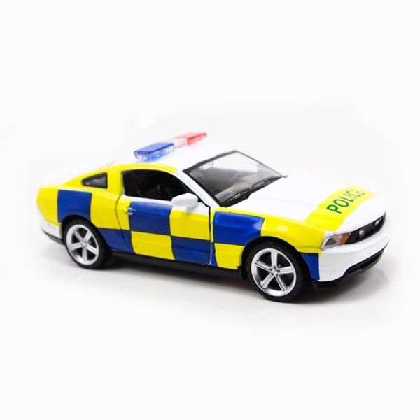  Mô hình xe Ford Mustang England Police Yellow 1:32 UNI 