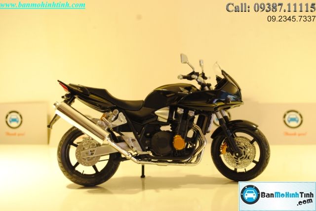  Mô hình xe mô tô  Honda CB1300 SB Black 1:12 Joycity 