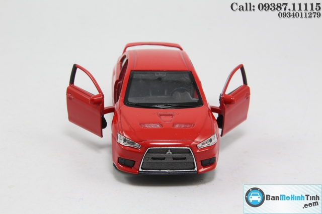XE Mô hình xe ô tô-MITSUBISHI LANCER EVOLUTION RED