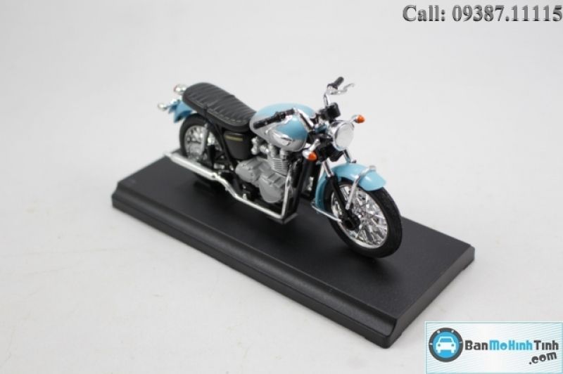  Mô hình xe mô tô  Triump Bonneville 1:18 Welly 