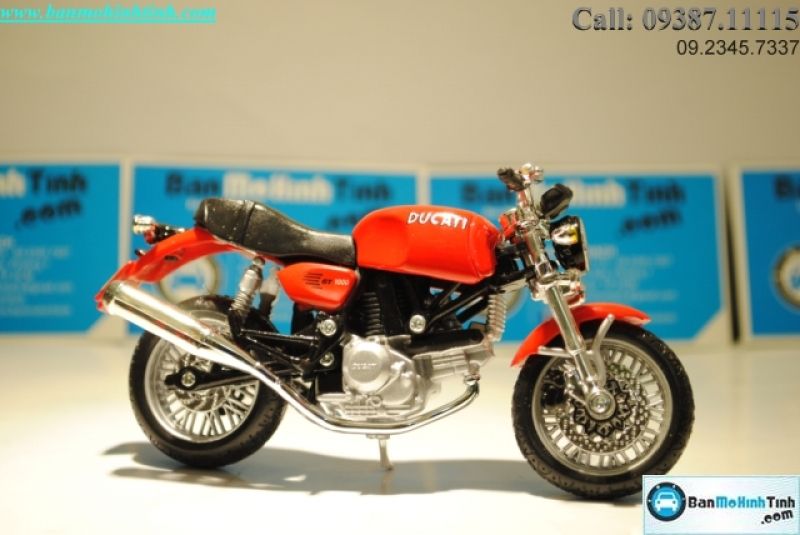  Mô hình xe mô tô  Ducati GT 1000 1:18 Maisto 