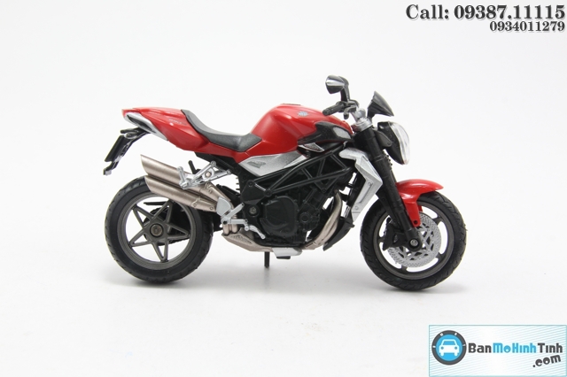 Mô hình xe mô tô MÔ TÔ-AGUSTA BRUTALE 990R RED
