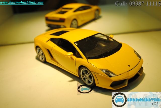  Mô hình xe Lamborghini Gallardo LP560 Yellow 1:24 Welly 