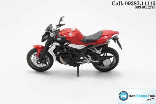 Mô hình xe mô tô MÔ TÔ-AGUSTA BRUTALE 990R RED