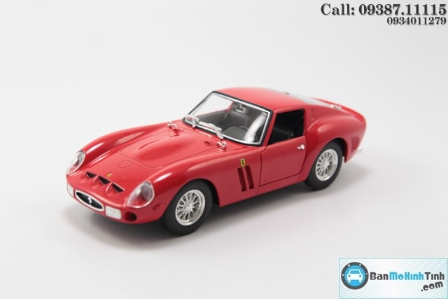 Mô hình xe ô tô SIÊU XE FERRARI 250 GTO RED 1:24 BBURAGO