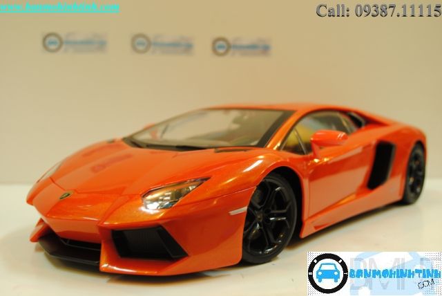  Lamborghini Aventador Lp700-4 R/C Orange 1:14 Mix RC 