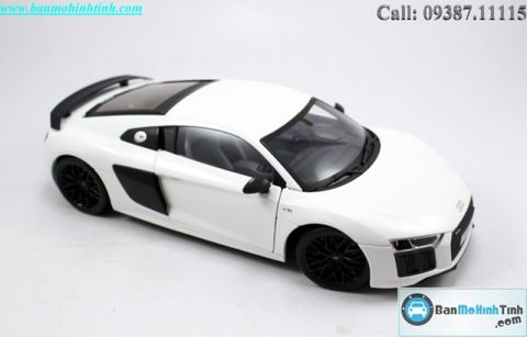 Mô hình xe Audi R8 V10 White 1:18 Maisto