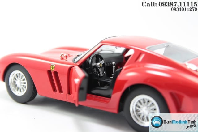 Mô hình xe ô tô SIÊU XE FERRARI 250 GTO RED 1:24 BBURAGO