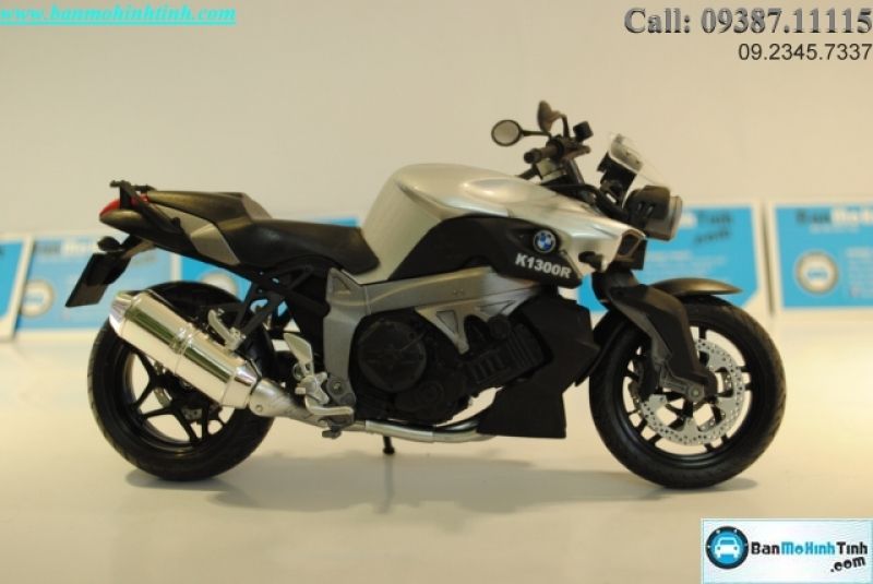  Mô hình xe mô tô  BMW K1300r Silver 1:12 - Joycity 