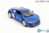 XE Mô hình xe ô tô AUDI R8 V10 2016 BLUE 1:36 WELLY