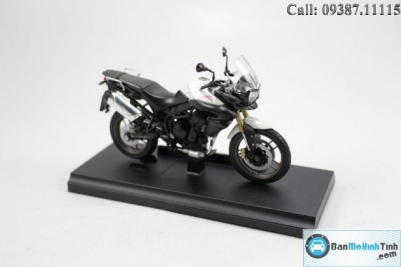  Mô hình xe mô tô  Triump Tiger 800 1:18 Welly 