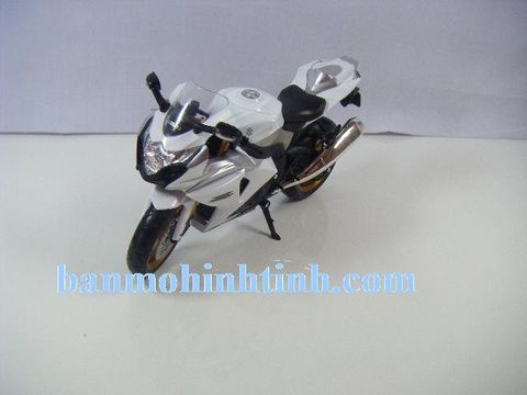 Mô hình xe mô tô  Suzuki GSX R1000 White 1:12 - Joycity