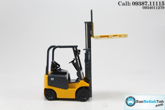 XE MO HINH XE NÂNG PALLET EC FORKLIFT 1:24 DEALER
