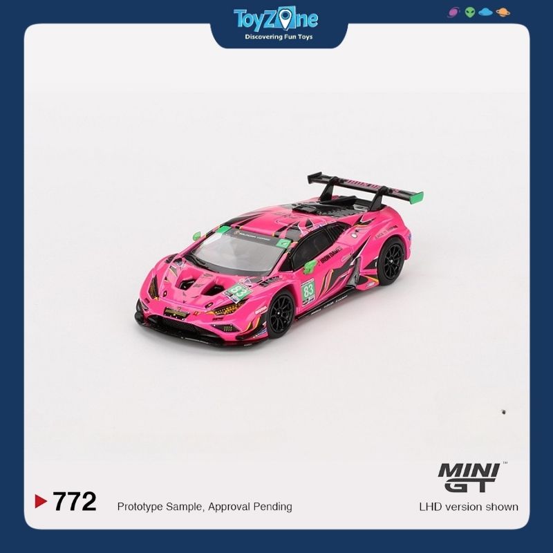 Mô hình xe Lamborghini Huracán GT3 EVO2 2023 IMSA Daytona 24 Hrs 1:64 MiniGT
