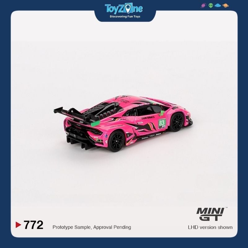 Mô hình xe Lamborghini Huracán GT3 EVO2 2023 IMSA Daytona 24 Hrs 1:64 MiniGT