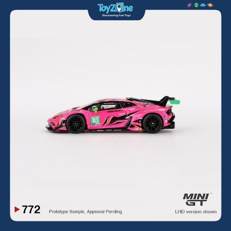 Mô hình xe Lamborghini Huracán GT3 EVO2 2023 IMSA Daytona 24 Hrs 1:64 MiniGT