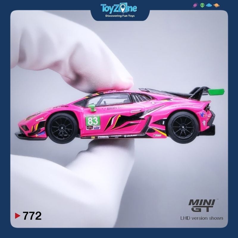 Mô hình xe Lamborghini Huracán GT3 EVO2 2023 IMSA Daytona 24 Hrs 1:64 MiniGT