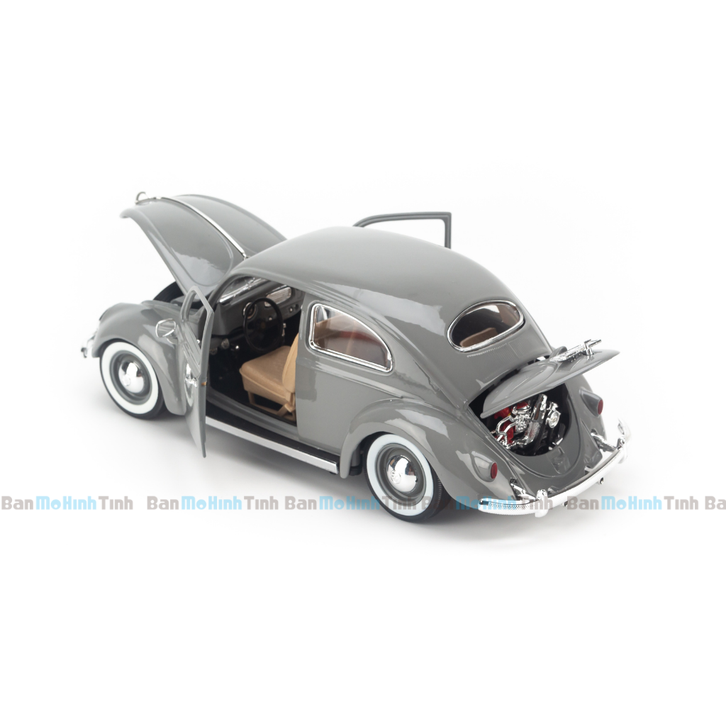 Mô hình xe Volkswagen Kafer Beetle 1955 1:18 Bburago