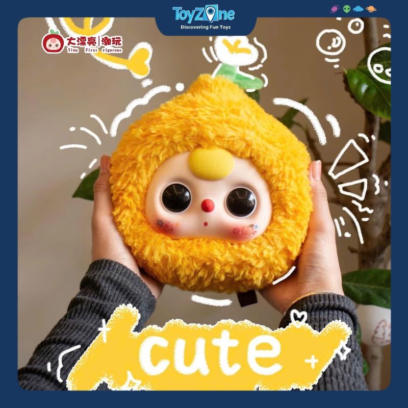  Mô hình Blind box Khóa kéo Gấu bông Baby Three Fruit Orchard Zipper Bag ( Vườn Trái Cây ) CUREPLANETA 