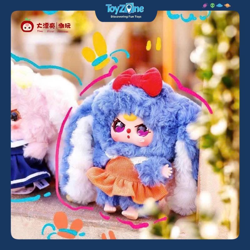 Mô hình Blind box Móc khóa Gấu bông Baby Three Macaron Little Rabbit V2 CUREPLANETA