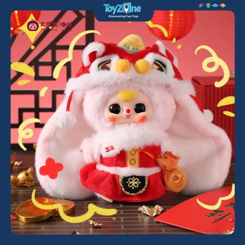  Mô hình Blind box Móc khóa Gấu bông Baby Three New Year ( Tết Nguyên Đán ) BABY THREE 