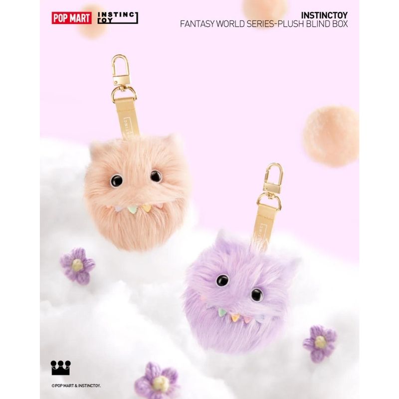  Mô hình Blind box Móc khóa Gấu bông Instinctoy Fantasy World Series-Plush ( Thế Giới Huyền Ảo ) POP MART 
