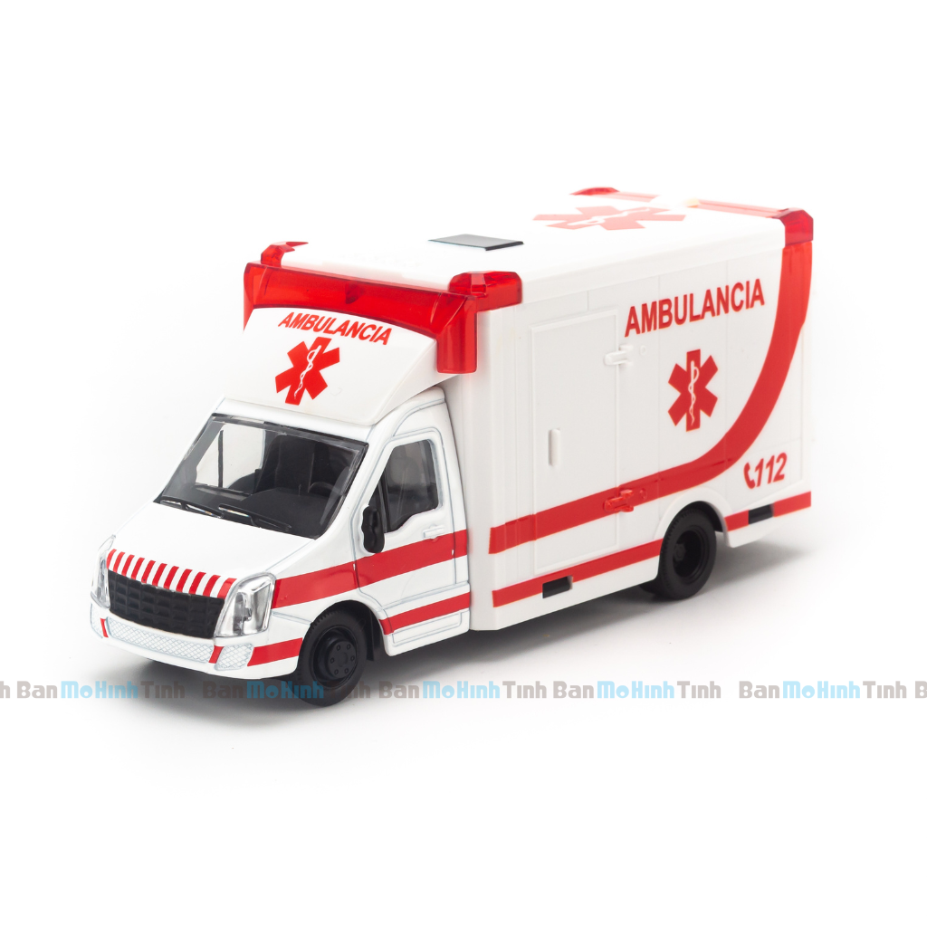 Mô hình xe cứu thương 1:50 Bburago