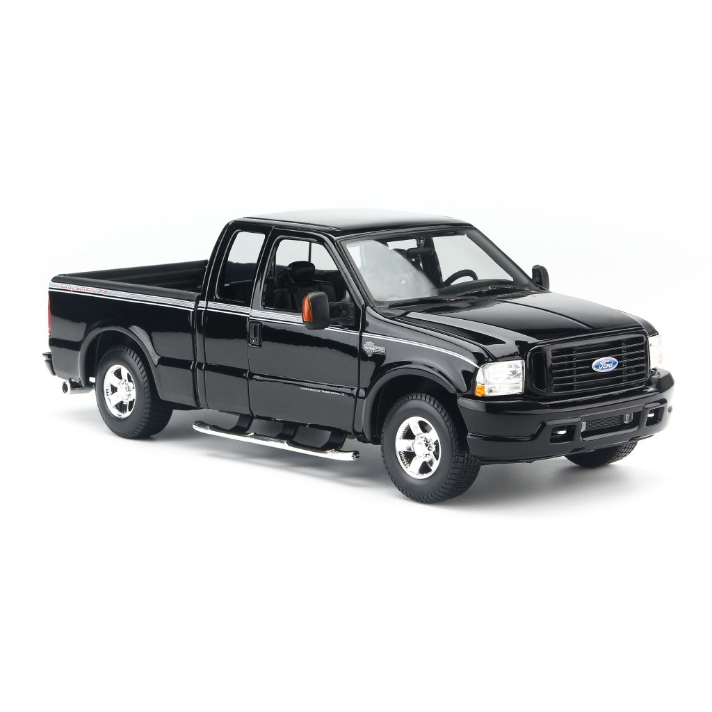  Mô hình xe Ford F-350 Harley Davidson 2004 Black 1:18 Maisto MH-36690 