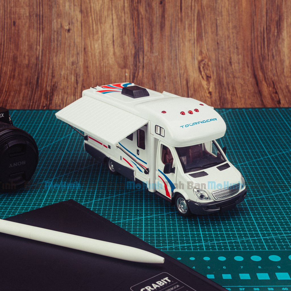 Xe tải nhà di động 1:32 Alloy Model Car