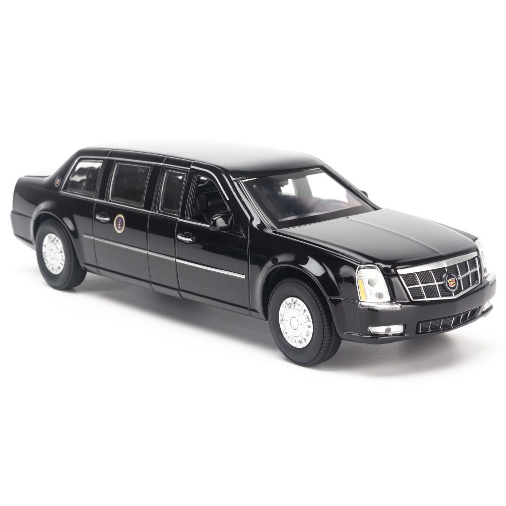 Mô hình xe Cadillac the Beast USA President 1:32 Shenghui Black