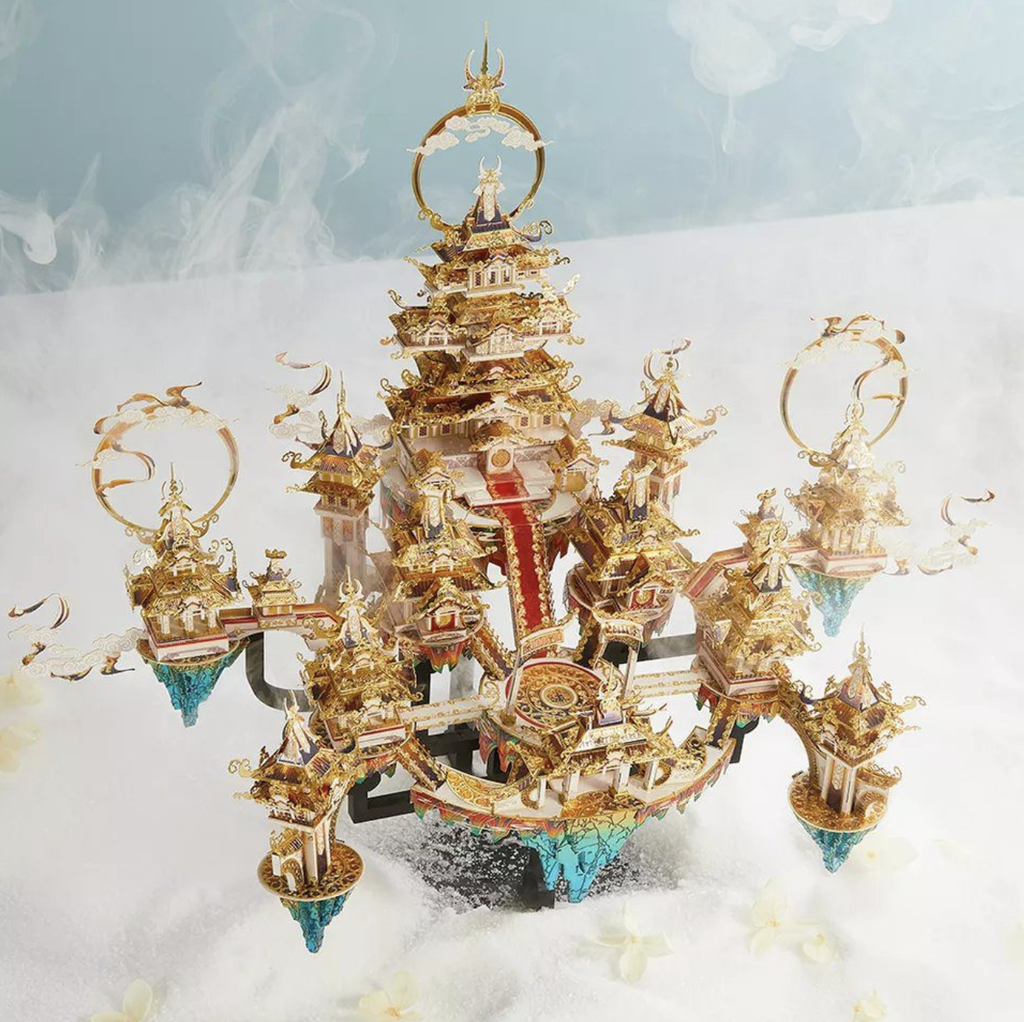 Mô hình kim loại lắp ráp 3D Lingxiao Palace (Lăng Tiêu Bảo Điện) (Mixed Color) - Piececool P225-WG – MP1126