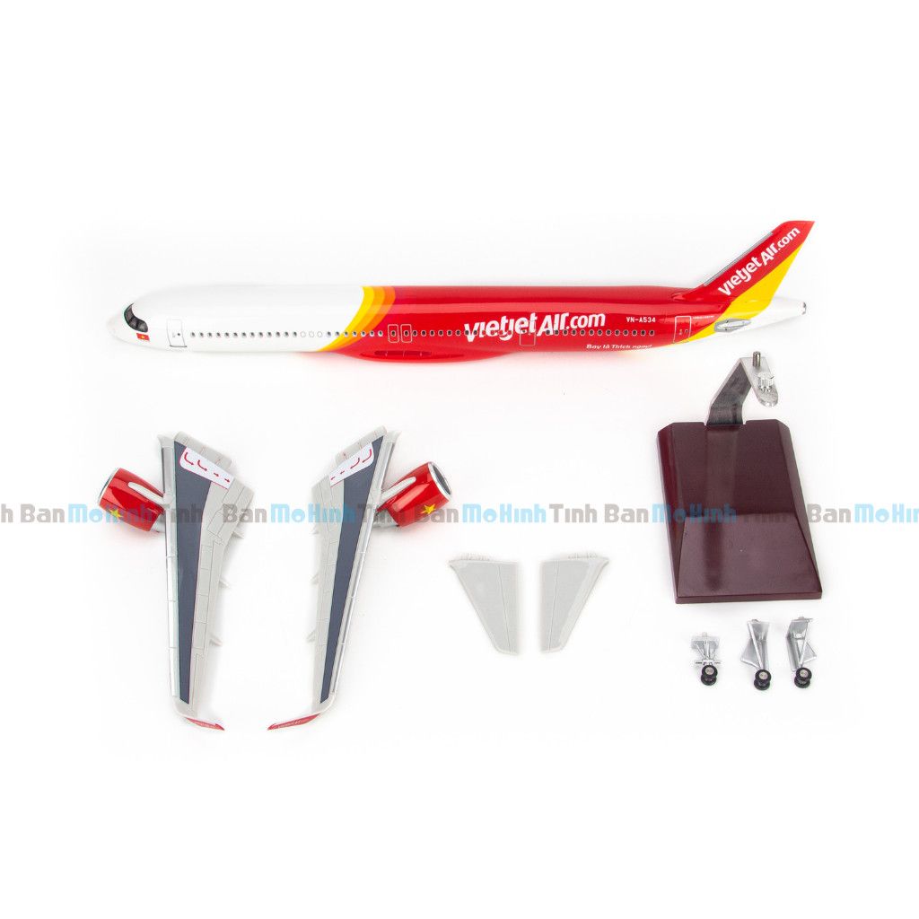 Mô hình máy bay Viet Nam Airlines Aircraft A321 32 cm Metal