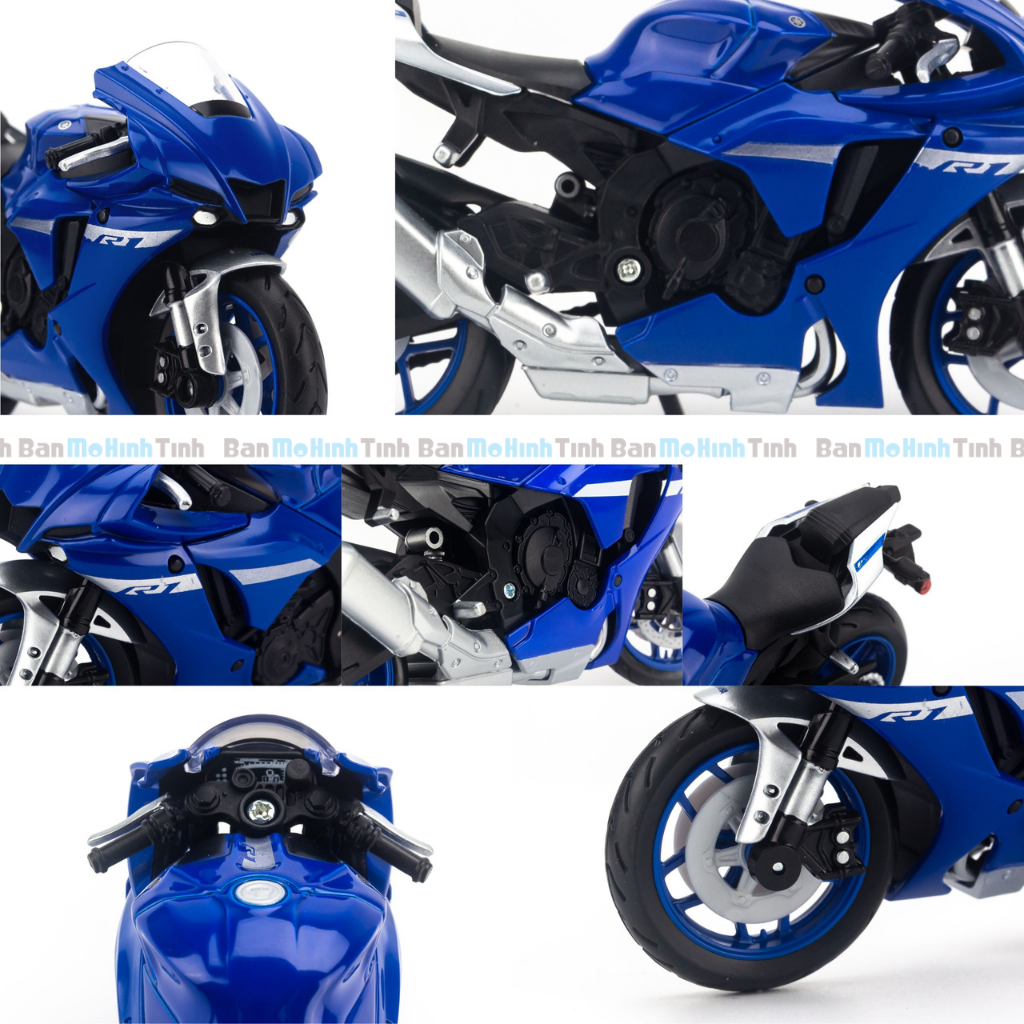 Maisto Yamaha Yzf-r1 2021 1:18 Métal Die-cast Neuf Boîte - Modélisme