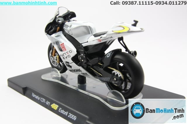 YAMAHA YZR M1 ESTORIL 2009 MO HINH MOTO YAMAHA YZR M1 ESTORIL 2009