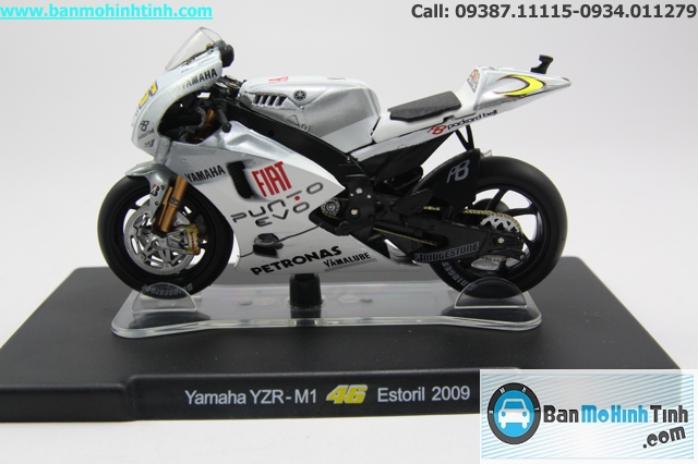 YAMAHA YZR M1 ESTORIL 2009 MO HINH MOTO YAMAHA YZR M1 ESTORIL 2009
