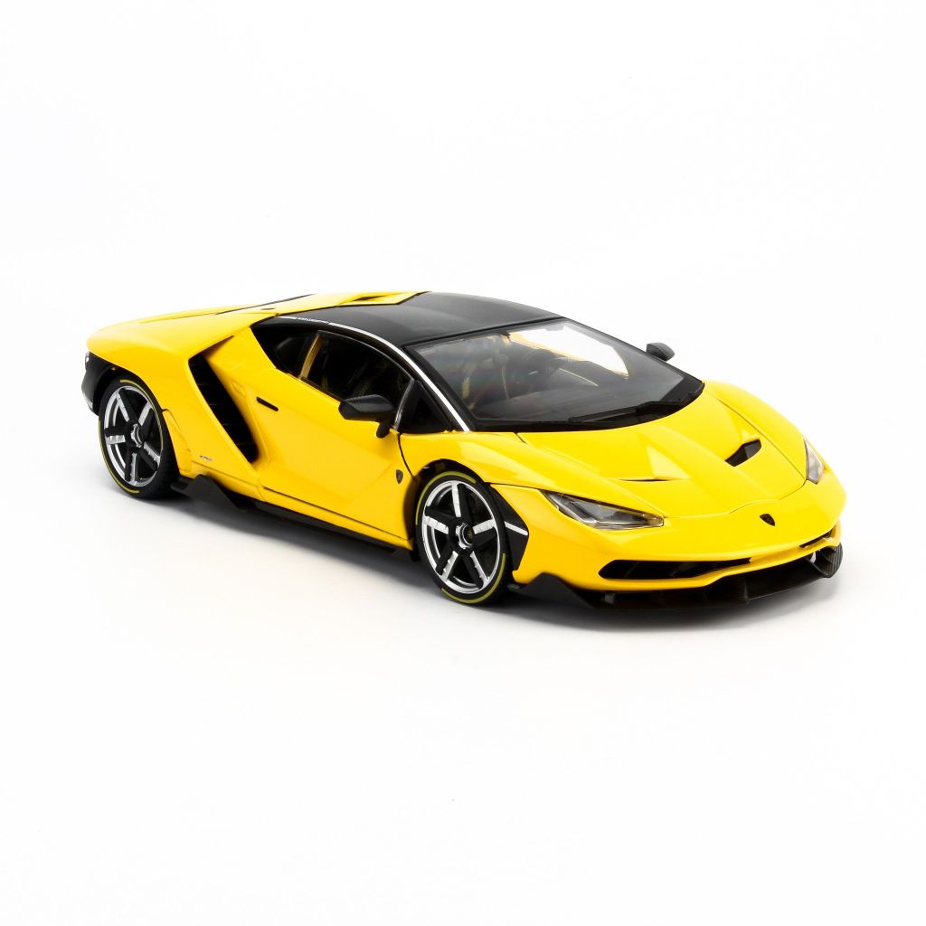  Mô hình xe Lamborghini Centenario LP770-4 Yellow 1:18 Maisto Exclusive MH-38136 